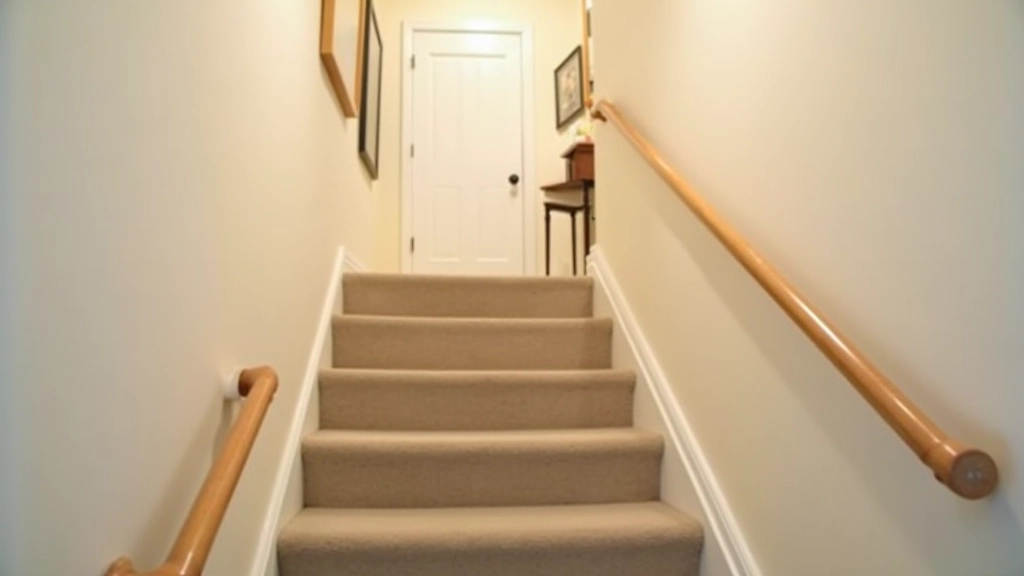 Home staircase with accessibility in mind